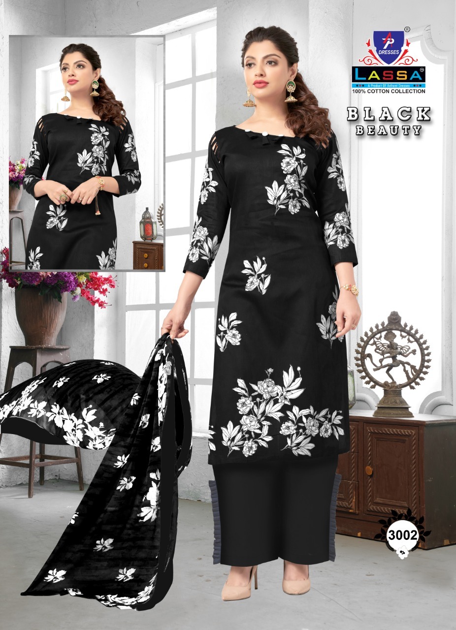 Laasa Black Beauty Vol 4 Cotton Patiyala Dress Material Catalog