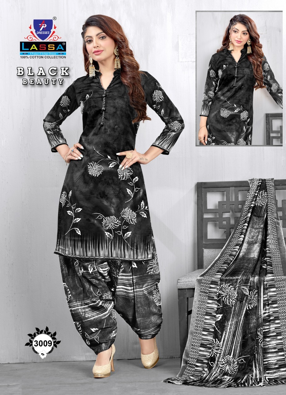 Laasa Black Beauty Vol 4 Cotton Patiyala Dress Material Catalog