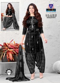 Laasa Black Beauty Vol 4 Cotton Patiyala Dress Material Catalog