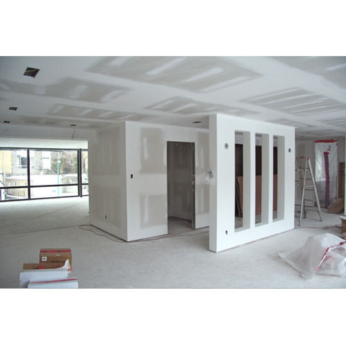 White Gypsum Partition