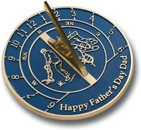 Brown And Blue Father's Day Sundial Gift For Dad