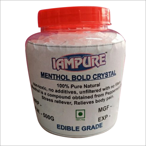 Menthol Bold Crystals Grade: Medicine Grade