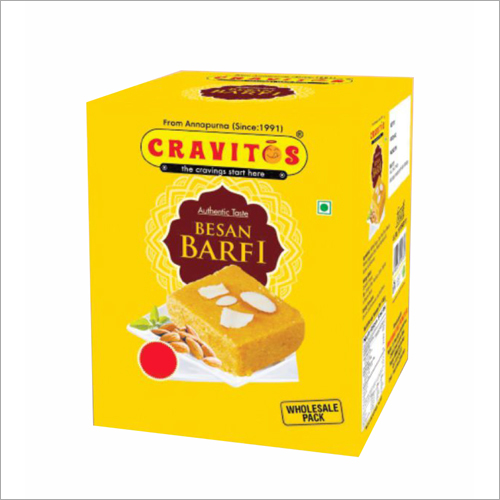 बेसन बर्फी फैट: शून्य प्रतिशत (%)