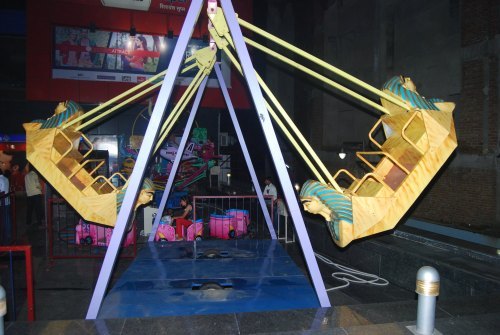 Fiber Double Columbus Ride, For Amusement Park