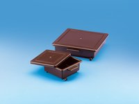 Tarsons Amber Staining Box - Plastic Construction, 44 Size, Yellow Color | 230v Volt Power, Ideal For Staining And Destaining Electrophoresis Gels