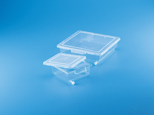 Tarsons 482020 Staining Box - Plastic Material, 22 Micromete Length | White Color, 230v Voltage, Easy Liquid Drainage System