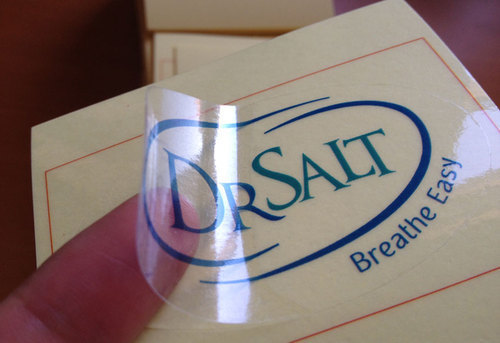 Multicolour Clear On Clear Label