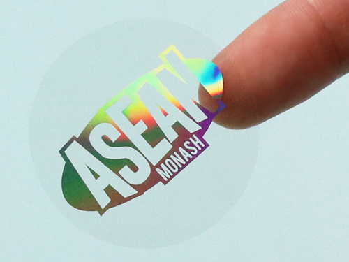 Multicolour Clear On Clear Label