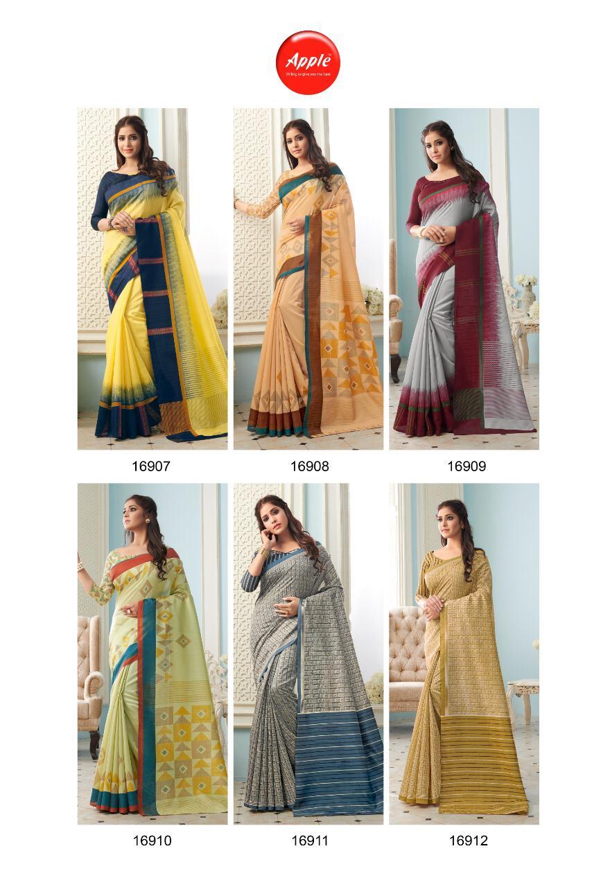 Apple Womaniya Vol 16 Bhagalpuri Silk Saree Catalog
