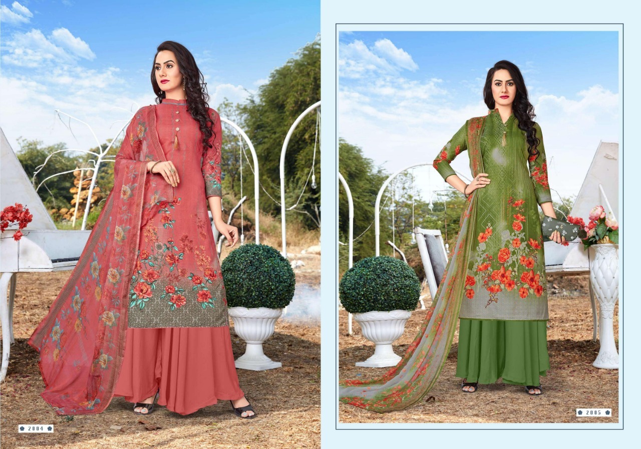 Libaas Cotton Printed Dress Material Catalog