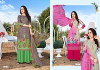 Libaas Cotton Printed Dress Material Catalog