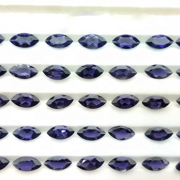 2.5x5mm Iolite Faceted Marquise Loose Gemstones