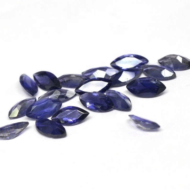 2.5x5mm Iolite Faceted Marquise Loose Gemstones