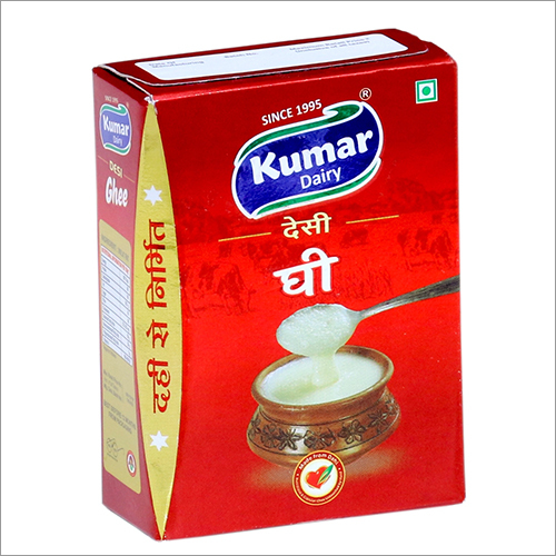 200 ML Desi Ghee - Off White Color, Low Fat Content, Original Flavor | Ideal for Vata-Pitta Body Types, Enhances Intelligence and Memory Power
