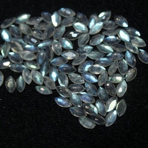 2x4mm Labradorite Faceted Marquise Loose Gemstones