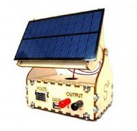 Solar Science Station - Plastic, 32x22x10 Cm, Multicolor, Solar Powered, Digital Meter, Rechargeable Battery