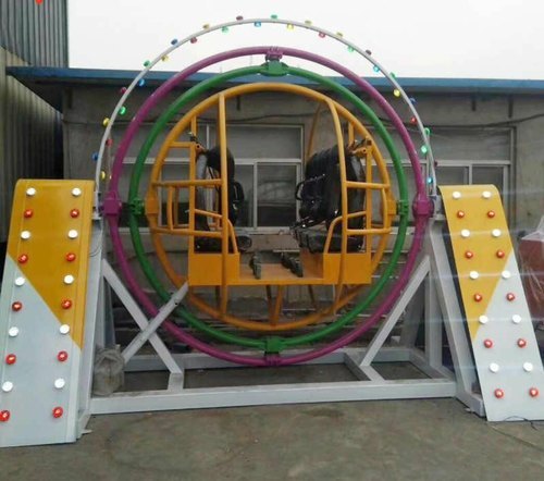 Multicolor FRP Human Gyroscope Ride, For Amusement Park