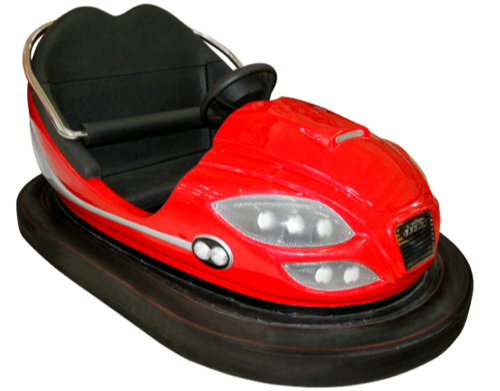 Red FRP Bumper Car