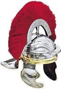 Medieval Imperial Italic Centurion Roman Helmet - One Size - Metallic Armour Size: Larger