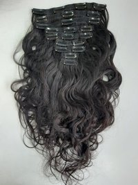Natural Wavy Clip In hair , 100% Natural Hair
