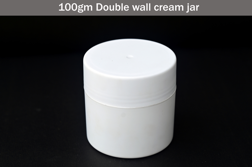 Plastic Double Wall Cream Jar