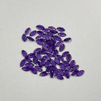 3x6mm African Amethyst Faceted Marquise Loose Gemstones Grade: Aaa