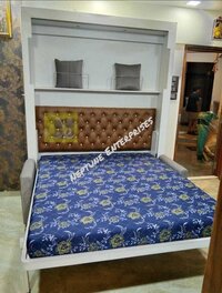 Vertical Folding Wall Bed - Artwork: Machine Made