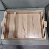 Solid Wooden Serving Tray - Pine Wood, Customized Size And Color Options | Natural Finish, Personalized Logo And Packaging