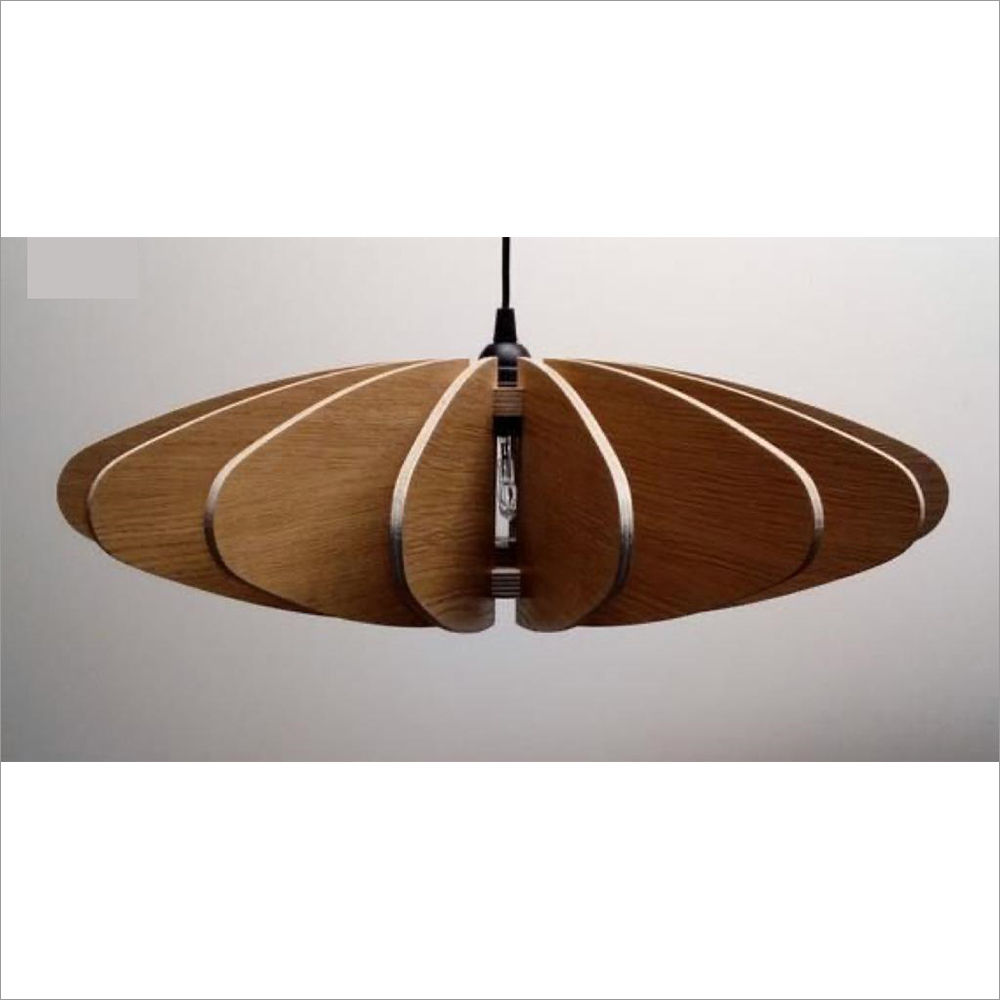 Natural Modern Wooden Hanging Lamp