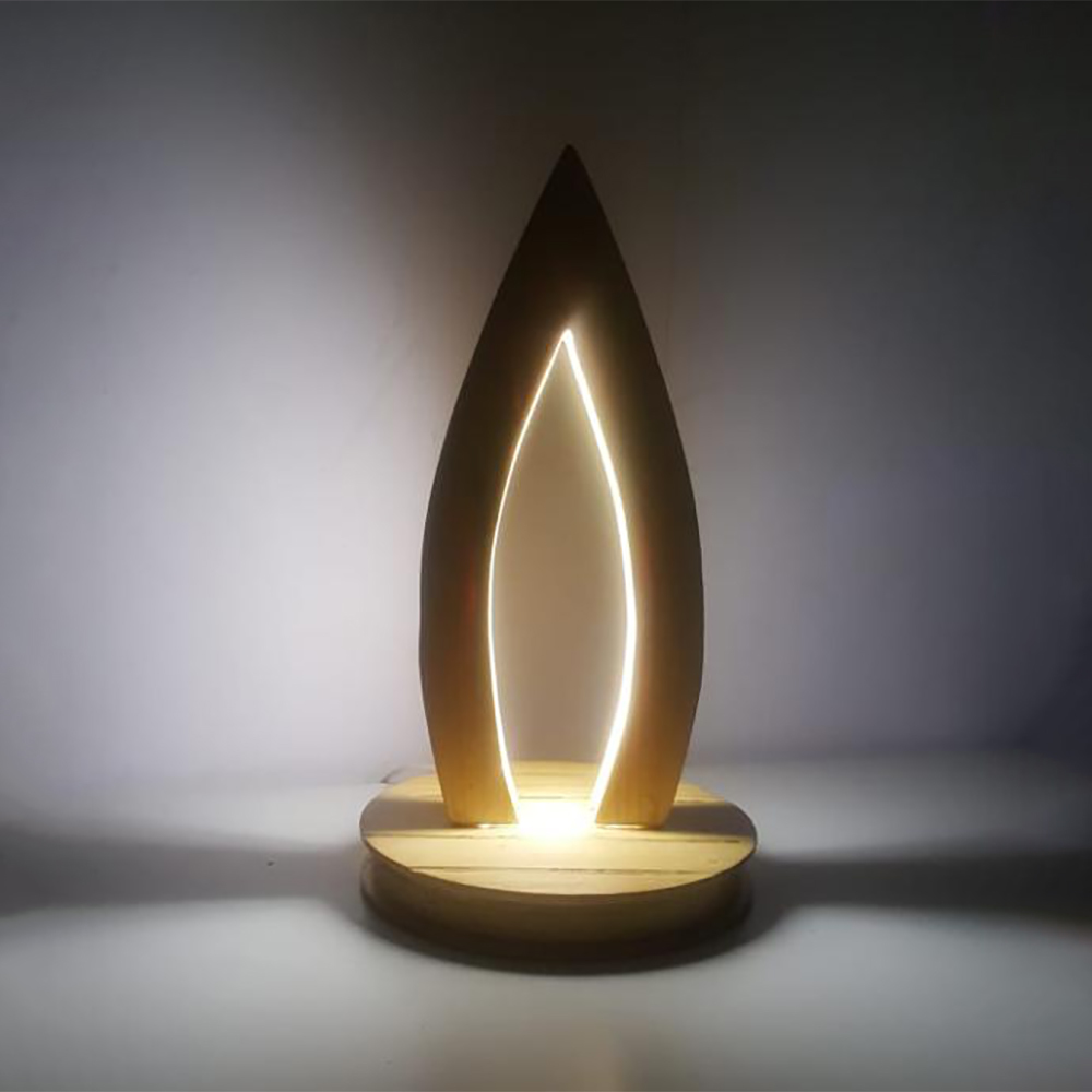 Wooden Table Lamp By NEPTUNE ENTERPRISES