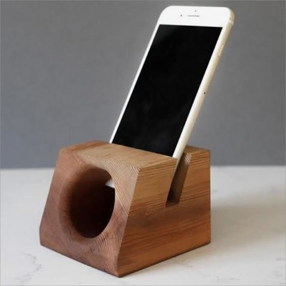 Solid Wooden Mobile Stand