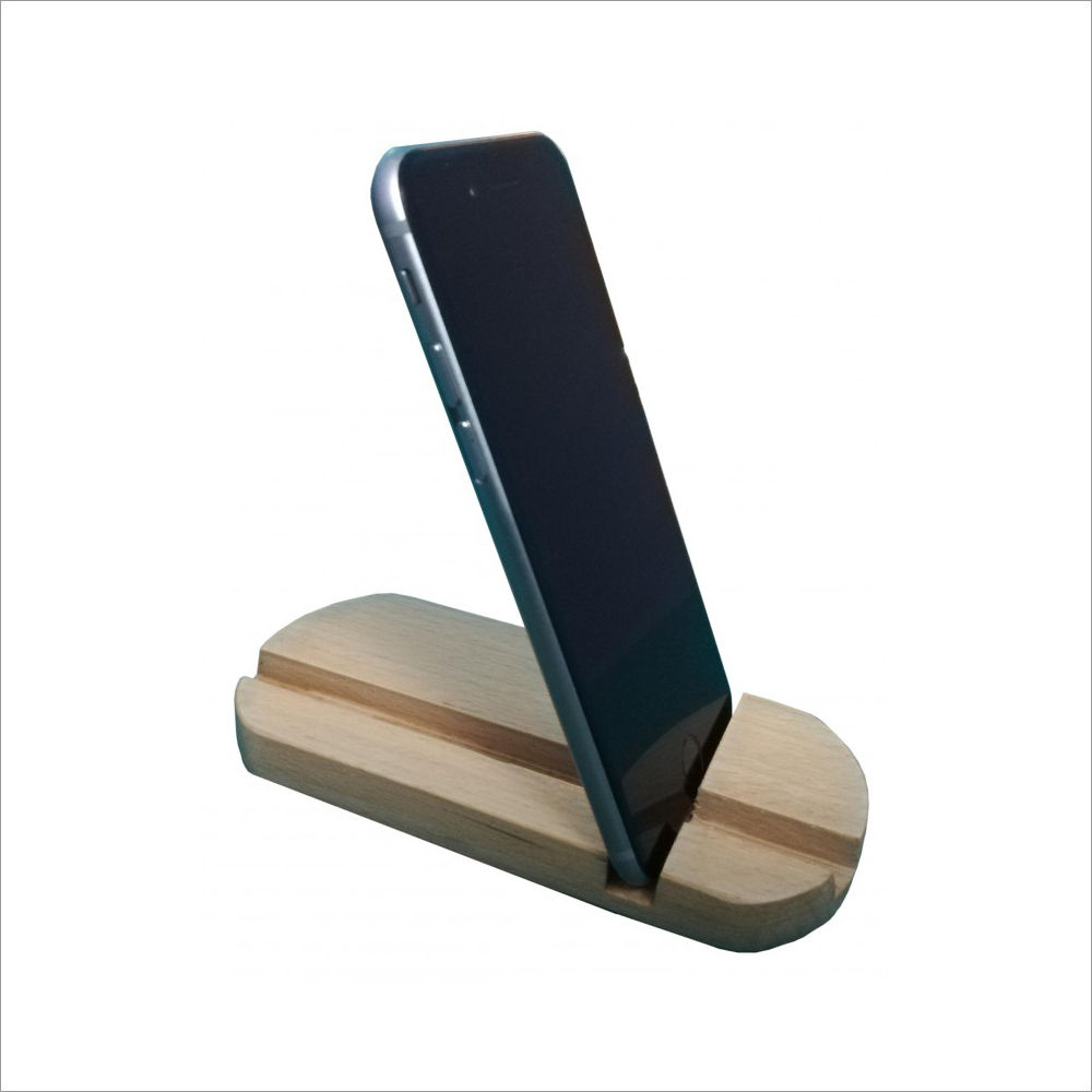 Natural Handmade Wooden Mobile Stand