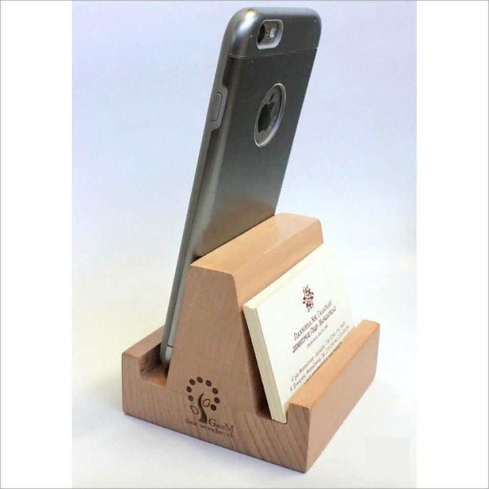 Natural Hardwood Mobile Stand