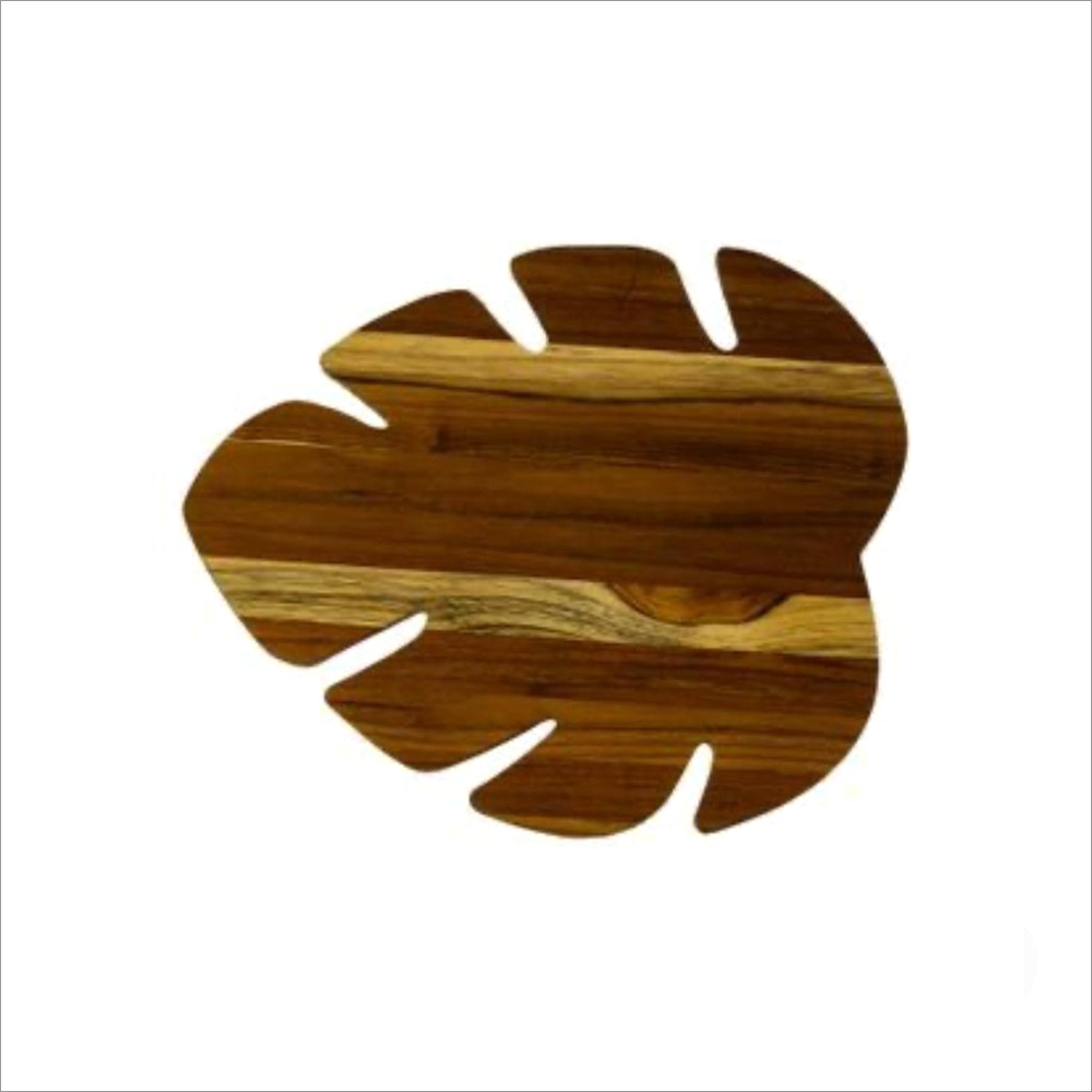Natural Wooden Coaster Set Of 6