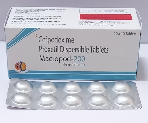 Cefpodoxime Proxetil 200mg (Dispersible Tab)
