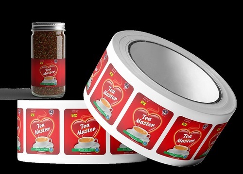Multicolor Adhesive Label