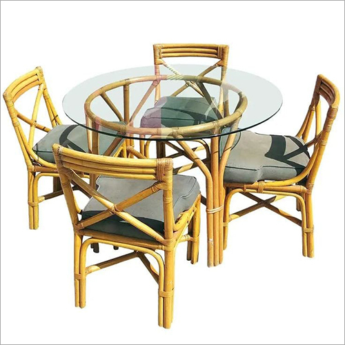 Rattan Furniture Dining Set By UNIQUE HANDICRAFTS