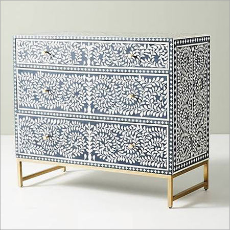 Bone Inlay Sideboard Furniture with 6 Drawers