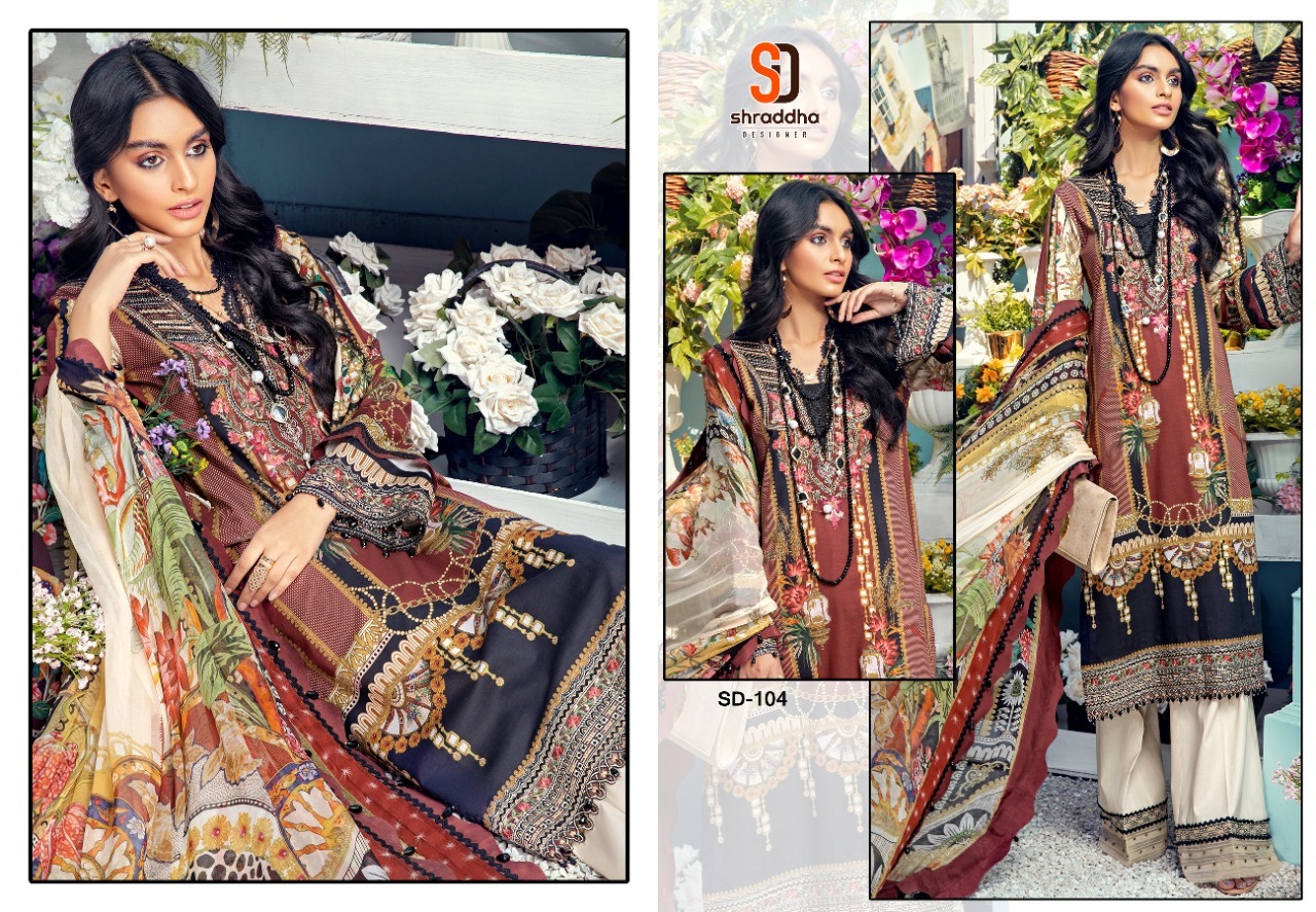 Shradda Designer Anaya Print Collection Lawn Print Pakistani Dress Material Catalog
