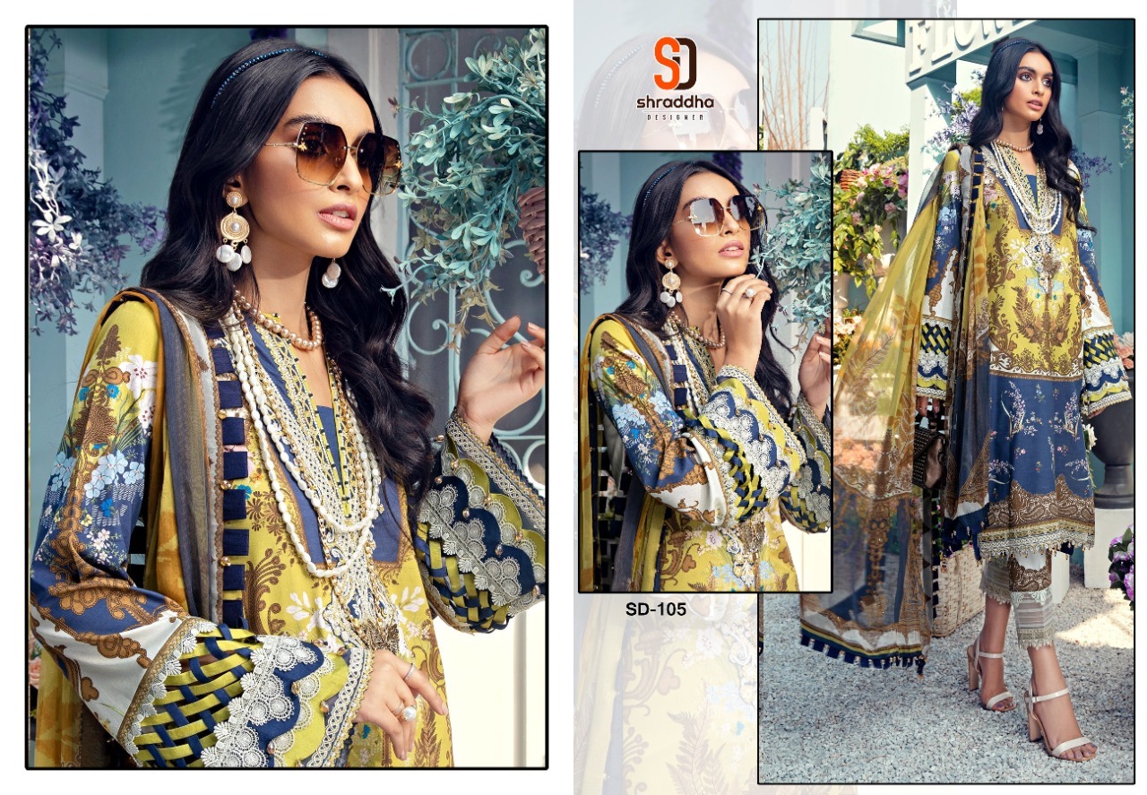 Shradda Designer Anaya Print Collection Lawn Print Pakistani Dress Material Catalog