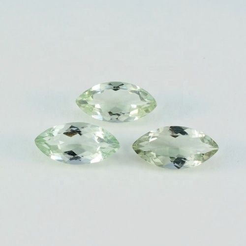 5x10mm Green Amethyst Faceted Marquise Loose Gemstones