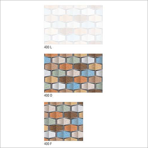 400 Series Glossy 3D Multicolor Tiles