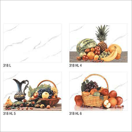 318 Series Glossy Fruits Design Kitchen Tiles
