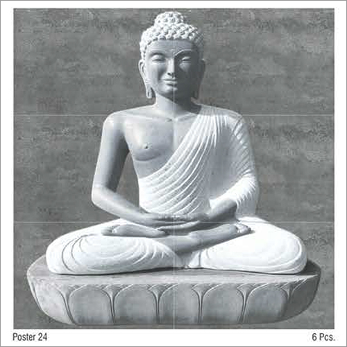 6 Pcs Matt Poster BuddhaTiles