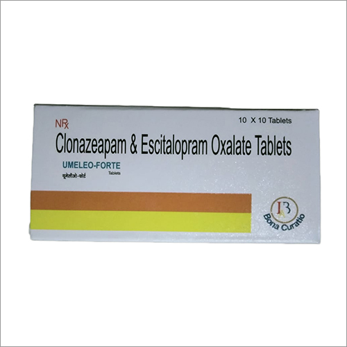 Clonazeapam & Escitalopram Oxalate Tablets