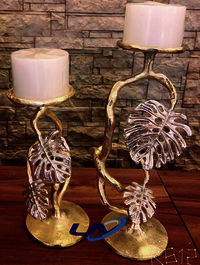 Leaf Style Candle Stand