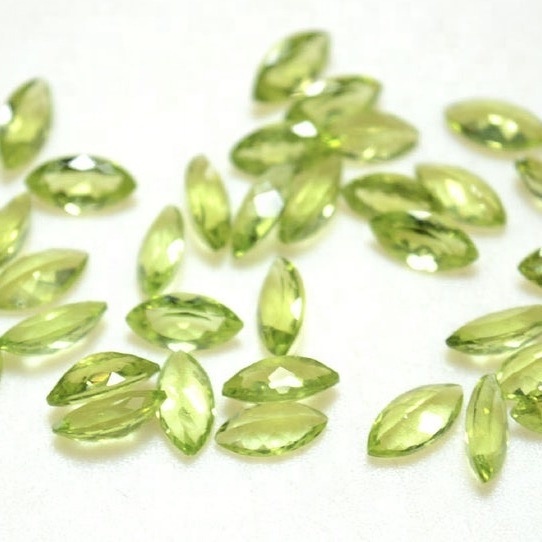 2.5x5mm Peridot Faceted Marquise Loose Gemstones
