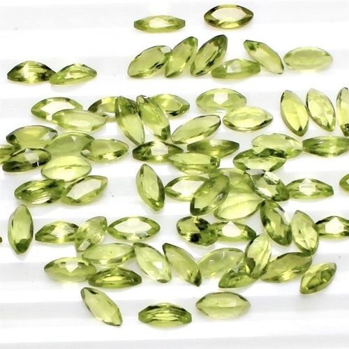 3x6mm Peridot Faceted Marquise Loose Gemstones