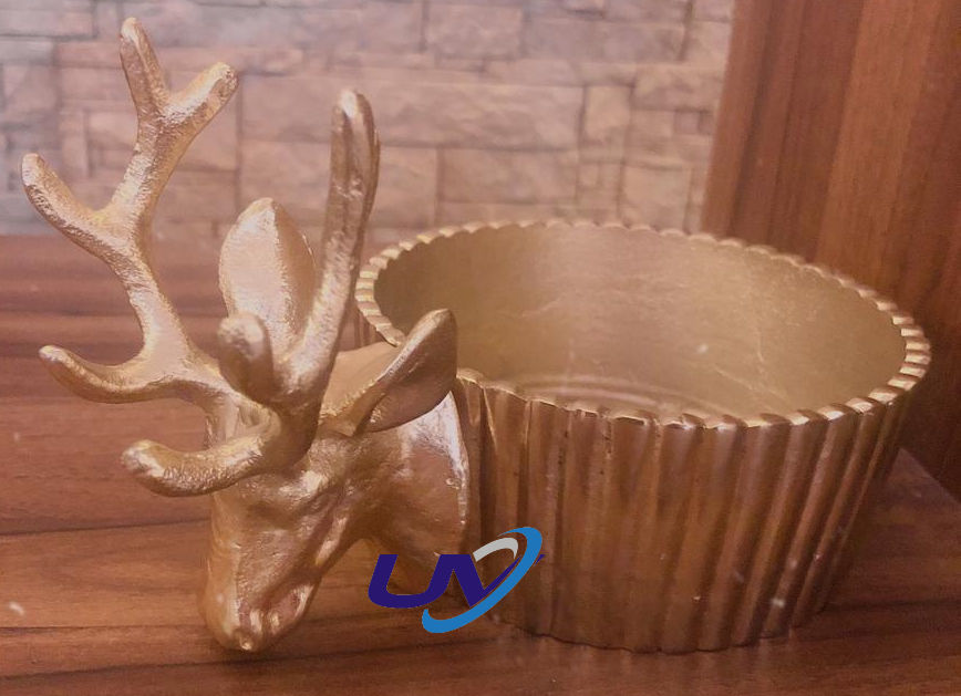 Reindeer Front Metal Ashtray