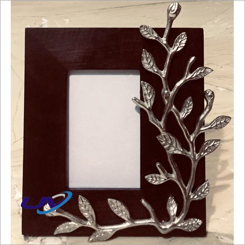 Silver And Brown Mango Wood Photo Frame